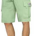 JMIERR Mens Cargo Sweat Shorts - Casual Drawstring Elastic Waist Cotton Athletic Workout Gym Jogger Shorts with 5 Pockets M