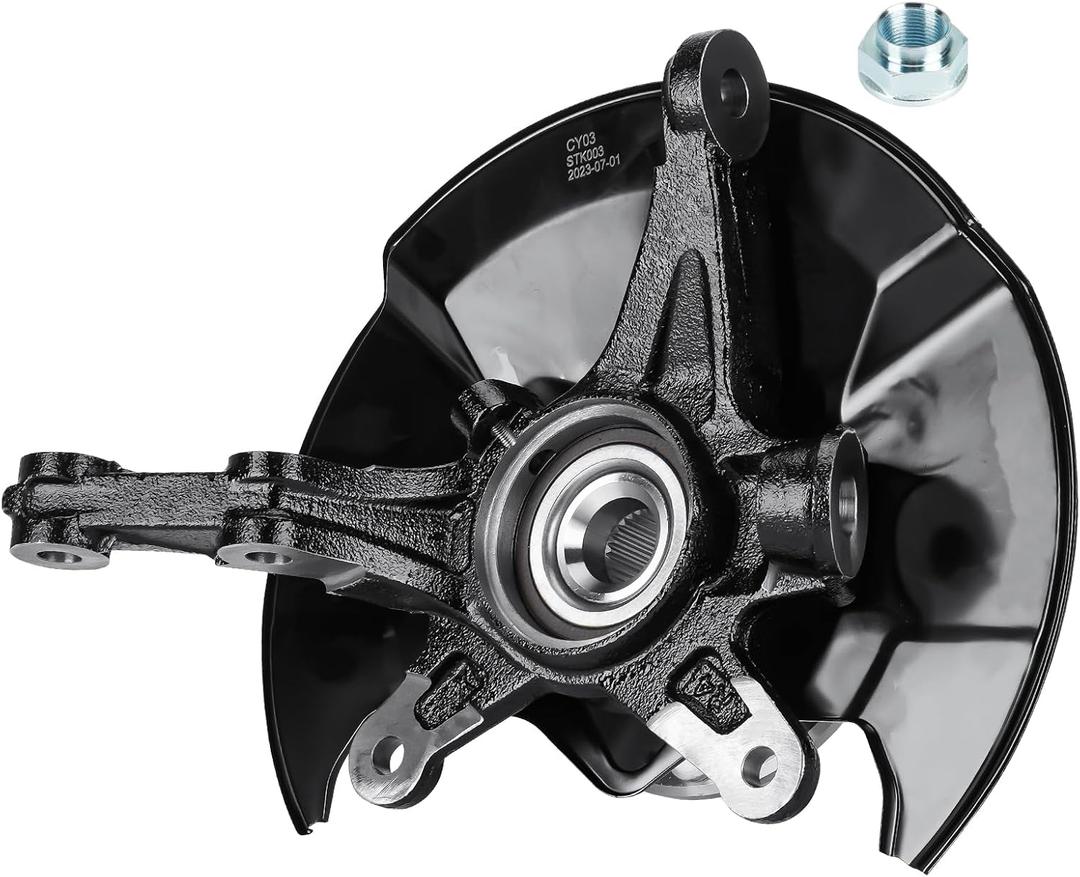 Front Right Steering Knuckles Wheel Bearing Hub Assembly Fit for Honda Civic 1.3L 1.8L 2006 2007 2008 2009 2010 2011, (Not Fit Si/MUGEN Si Model), 698-450 698450 44300SNA952 44300TR0951 Passenger Side