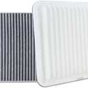 Kefly CA10163 Engine Air Filter & CF10374 Cabin Air Filter Fit for 2005-2023 Toyota Tacoma L4 2.7L
