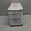 AIRE 350PCS Black and Gold Paper Plates Party Supplies for 50 Guests Party Decorations Disposable Dinnerware Golden Dot Paper Plates Napkins Cups Gold Plastic Forks Knives Spoons for Birthday Wedding