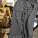 Womens Casual Baggy Sweatpants High Waisted Black XL