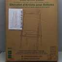 JOYOOSS Art Easel for Kids Easels for Toddlers,Wooden Kid Easel with Paper Roll - Chalkboard for Kids Adjustable Double Sided Dry Erase Board,Toddler Art Easel for Kid Ages 4-8