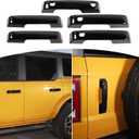 for Bronco Door Handle Cover Trim Fit for Ford Bronco 2021 up Black Exterior Accessories 5pcs