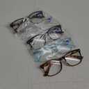 CCVOO Reading Glasses for Women/Men, Eyeglasses, Blue Light Readers for Women/Men, Computer Eye Glasses, Cheaters (*C1 Mix), +1.25
