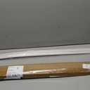 Pushglossy 1 Pcs Replacement Door Bottom with Vinyl Fins 36" Long 1 3/4" Wide Threshold Seal Bottom of Door Weatherstrip Kerf Weather Stripping for 7/8" Between Barbs (White)