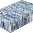 Handicrafts Home Decorative Keepsake Box 8x5  Small Organizer Box with Lid, Boho Decorative Storage, Retro Memory Box, Unique Coffee Table Dcor, Jewelry or Trinket Box, Modern Shelf Decorative Box