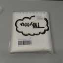 TILLYOU Waterproof Changing Pad Liners 6 Pack, 100% Cotton Reusable Cloth Diaper Liners, White