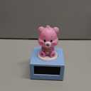 Paladone Care Bears Pink Cheer Bear Digital Alarm Clock with Night Light and Music, Officially Licensed Bedroom Decor for Girls and Women, Battery-Operated pop Culture Product