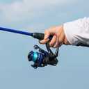 KastKing Centron Fishing Rod and Reel Combo, Spinning & Baitcasting Combos, IM6 Graphite 2Pc Blanks, Stainless Steel Guides with Ceramic Rings, Contoured EVA Handles & Fighting Butt, Spin-7' M,3000 Reel