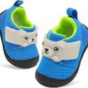 FEETCITY Baby Walking Shoes Wide Baby Shoes Boys Girls Infant Sneakers Crib Shoes Breathable Toddler Barefoot Shoes Slip On Shoes, 0-6 Months