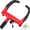 DASBET Universal Trailer Wheel Lock Anti Theft Wheel Clamp Lock
