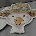 Honoson 4 Pcs Large 30" One Silly Goose Birthday Cardboard Cutouts Standup Silly Goose Baby Shower Backdrop 1st Birthday Party Decorations for Lawn Yard Signs Photo Booth Props Supplies, 21.65 x 29.53 inches