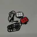 Bike Lights for Night Riding, USB Rechargeable Bike Lights Front and Back, Waterproof IP65 Bicycle Light, 4+6 Modes Bike Headlight and Tail Light Set, 1.5 Hrs Fast Charging, Easy to Install