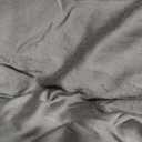 A Nice Night Satin Silky Soft Quilt Luxury Super Soft Microfiber Bedding Comforter Set Full/Queen, Light Weighted (Silver, Queen)