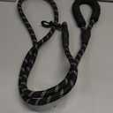 Amazon Basics Round Dog Leash, Heavy Duty, Durable Rope for Small, Medium, and Large Dogs, Lightweight Design for Walking, Training, and Outdoor Activities, Black, 6 Ft