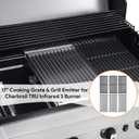 BQMAX 17" Cooking Grate & Grill Emitter Replacement Parts for Charbroil TRU Infrared 3 Burner Grill 463355220 463342420 463342620 463242515 463242516 463243016 for Charbroil Grill Replacement Parts