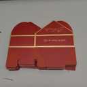 POTTIIS 20Pcs Candy Box Cookie Gift BoxesRomantic Wedding Favors Cute Chocolate Box for Wedding Bridal Birthday Party Supplies - RED