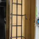 HOHIYA 42" Plate Hangers Wall Display Rack 2 Pack 4 Tier Metal Vertical Plate Holder for Collectible Plates Picture Frames and Artwork Heavy Duty Wall Mounted Organizer Black