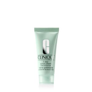 Clinique 7 Day Daily Gentle Face Exfoliator Lightweight Scrub Cream For All Skin Types | Mild Face Scrub With Silica | Exfoliating + Refining