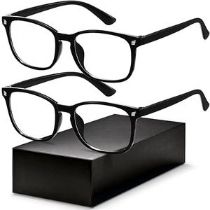 Gaoye Blue Light Blocking Glasses  Fashion Square Eyeglasses, Anti UV Ray Computer Gaming Glasses Blue Blockers for Women/Men