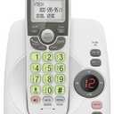 VTech VG134 DECT 6.0 Cordless Phone with Digital Answering System, Full-Duplex Speakerphone, Backlit Keypad & Display, Caller ID/Call Waiting (White)