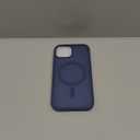 SUPFINE Magnetic for iPhone 15 Case (Compatible with MagSafe) (Military Grade Drop Protection) Slim Translucent Matte Shockproof with Anti-Fingerprint Phone Case,Deep Blue