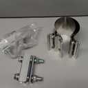 SPEEDWOW 2.0 Inch Exhaust Clamp - Butt Joint Band Coupler Sleeve (2 PCS) - Stainless Steel