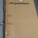 No Pawblems 55.1" Extra Tall Pet Gate for Cat/Dog, 29.9-44.4" Wide Auto Close Tall Cat Gate, NO Drilling Pressure Mounted for Doorways/Hallways, 1.37" Narrower Bar Spacing, White