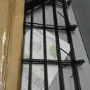 FOREHOGAR Metal Garden Fence 28in (H) x 11.7ft (L), 5 Panels + 6 Stakes Rustproof Border Fence Animal Barrier for Dog, No Dig Garden Fencing for Yard Flower Bed Patio Outdoor, CTW2828 Black