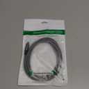 Kumiho Braided USB C to Optical Audio Cable 6Ft Unidirectional USB C to Toslink Optical for TV/Soundbar, Sony PS5,Speakers & Home Theater Systems