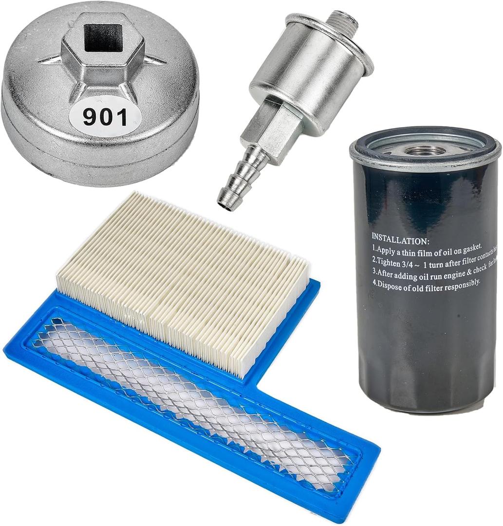 122-0836 Oil Filter 140-3116 Air Filter 149-2341-01 Fuel Filter 420-0577 122-0836 Oil Filter Wrench Fits for Cummins Onan 5500 4000 RV Generators HGJAA HGJAB HGJAC-Oil Change Kit