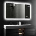LED Bathroom Mirror,40X24 Vanity Mirror with Lights Bathroom, Anti-Fog, Dimmable, Backlit + Front Lit Light Bathroom Mirror, Wall-Mounted Vanity Mirror (4024)