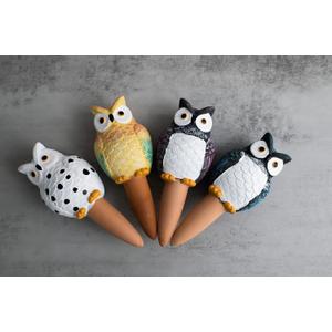 Owl Shaped Self-Watering Spikes - Effortless Plant Care for Your Garden, Whimsical and Charming Design for Indoor and Outdoor Plants, Keep Your Plants Hydrated While on Vacation