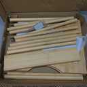 ELYKEN Toddler Bookshelf for Kids Rooms, Nursery Book Shelves with Open Forward Display, Montessori Book shelf for Baby Room, Small Children Classroom Books Rack Storage, Reading Corner for Kid, Beige