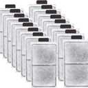 16 Pack PF-S Fish Tank Filter Cartridges, Aquarium Filter Cartridges Replacement Compatible with Top Fin Silenstream PF10 Power Filters