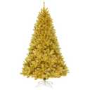  7.5-ft Gold Artificial Christmas Tree