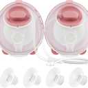 Momcozy Original V1 Pro/V2 Pro Breast Pump Replacement Accessories,Milk Collection Cups Only for Momcozy V1 Pro/V2 Pro, 2 Pack