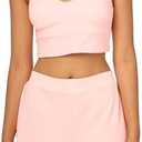 Carve Designs Tofino Longline Bikini Top for Women - V-Neck, Recycled Fabric, Swim Tank Top with Removable Chest Pads. XS