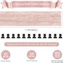 6 Pack Dusty Pink Mothers Day Cheesecloth Table Runner 10FT Long Boho Gauze Table Runner Rustic Sheer Runner for Spring Wedding Bridal Baby Shower Birthday Holiday Party Table Decor Easter Decor