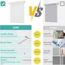 Changshade Blackout Roller Shades for Window, Cordless Blackout Blinds with Cassette Valance,Room Darkening Roller Blinds,Easy to Install for Bedroom,Living Room,Office,30" W72 H,White