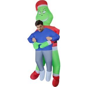 Awaqi Inflatable Costume Walkable Outfit Adult Blow Up Suit Cosplay Outfit for Christmas/Halloween/Birthday/Carnival