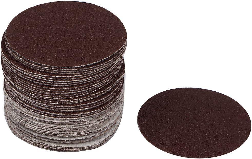 3inch Dia Abrasive Wheels & Discs Abrasive Sanding Flocking Sandpaper Sheet Disc 40 Grit Flap Wheels 50 Pcs