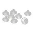 2 x uxcell Rubber Home Desk Glass Transparent Anti-Collision Suction Cups Sucker Hanger Pads (Pack of 8)