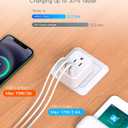 US to India Plug Adapter, HANYCONY Type D Plug Adapter with 2 Outlets 3 USB Ports(2 USB C), India Power Travel Adapter for USA to India, Bangladesh, Maldives, Pakistan, 2 Pack