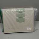 StorageWorks Fabric Storage Bins with Lid, Decorative Storage Boxes for Shelves, Stackable Closet Organizer Basket with Handles, Jumbo, Brown and Beige, 2-Pack