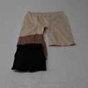 INNERSY Women's Slip Shorts for Under Dresses High Waisted Shorts (Pack of 3, Medium, Black/Cafe/Light Beige)