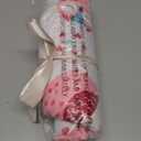 SANDJEST Owl Baby Blanket for Girl - Soft Kids Throw Minky Blankets with Dotted Backing for Babies Girls - Toddler Newborn Nursery Crib Bedding Blanket 30x40