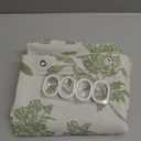 WOUVMA Sage Green Shower Curtain Floral Cotton Linen Cottagecore Shower Curtain for Bathroom 72" W x 72" L