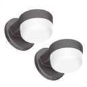 TIERONE Modern LED Wall Pack Light Security Light with Dusk to Dawn Photocell Outdoor Wall Sconce for Patio, Porch, Hallway 12W 1000LM 3000K Daylight Waterproof UL Listed 2 Pack