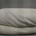 Body Pillow, Memory Foam Body Pillows for Adults Sleeping, Decorative Bolster Pillow for Couch and Bed, Long Cylinder Tube Round Pillow, 24x7.87 Inches, Set of 2 (Off-White-Corduroy)